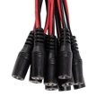 thumbnail image 1 of 10pcs Female Pigtails DC Power Connectors Plug Lead Cord for DVRs CCTV Cameras, 1 of 2