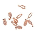 thumbnail image 1 of 10pcs Filigree Pendant Pinch Bails Metal Clips Clasp Gold, 1 of 8