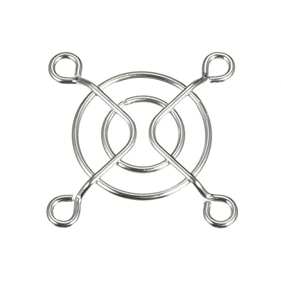 10pcs Finger Guard Metal Grill Protector for 40mm x 40mm Case Fan Silver Tone