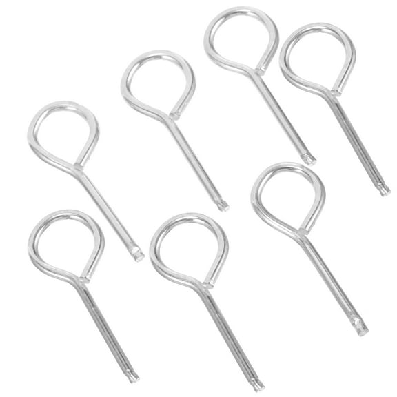 Raindrops fire equipment pull pin iron Silver 10pcs