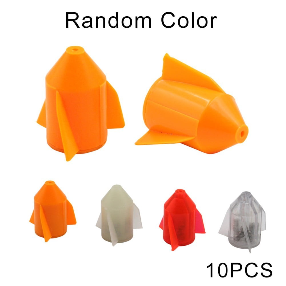 10pcs Fishing Line Rattles Inline Lure Rattles for Catfish Terminal