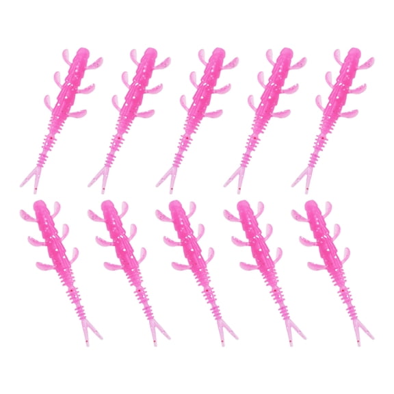 10pcs Fishing Lure Split Tail Lures for Trout Fishing Soft Baits 4cm 0.35g Swimbaits Artificial Baits