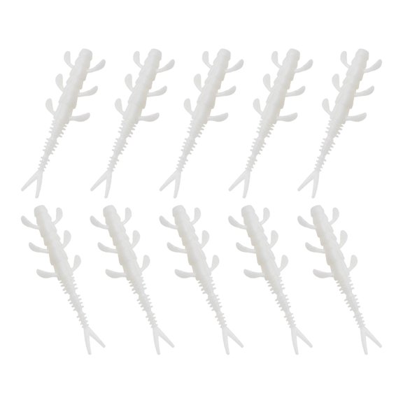 10pcs Fishing Lure Wobblers Split Tail Lures for Trout Fishing Soft Baits 4cm 0.35g Swimbaits Artificial Baits