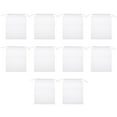 thumbnail image 1 of POPETPOP 10 Pcs Fishing Bait Net Bags, Non-Woven Fabric Catfish Mesh with Drawstring, Breathable & Easy to Clean Fishing Tool, White, 1 of 1