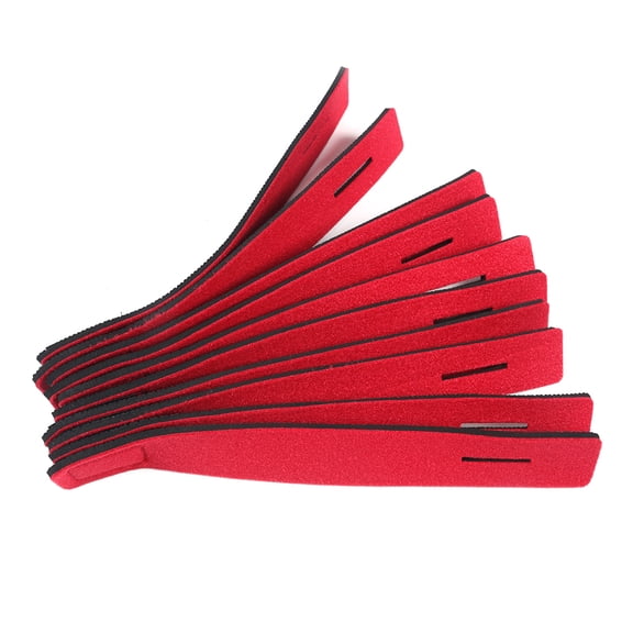 10pcs Fishing Rod Tie Holder Strap Belt Tackle Elastic Wrap Holder Fastener Tie Outdoor Fishing Accessories