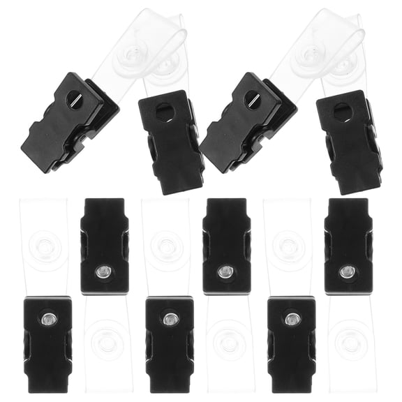 10pcs Fixing Flag Clips Lawn Flag Stopper Garden Banner Clamps Flag Plastic Clips