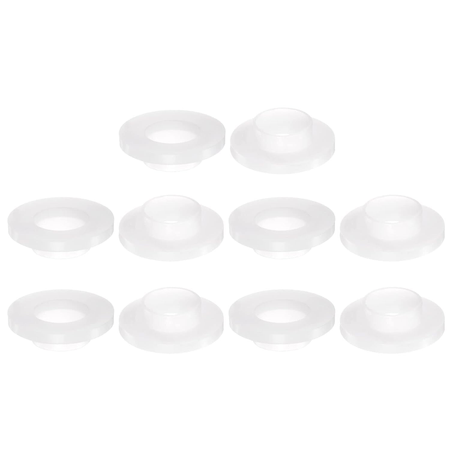 10pcs Flanged Sleeve Bearings 6.7mm Bore 8.5mm OD 5mm Length Nylon