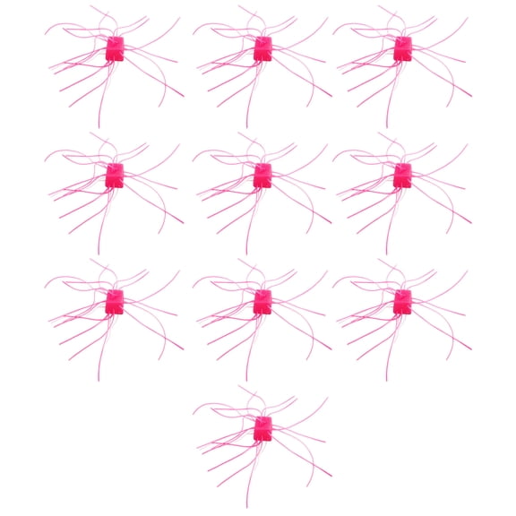 10pcs Flexible Lure Bright Color Slow Sinking Soft Artificial Baits Fishing Accessory Dices Shaped Fishing Lure