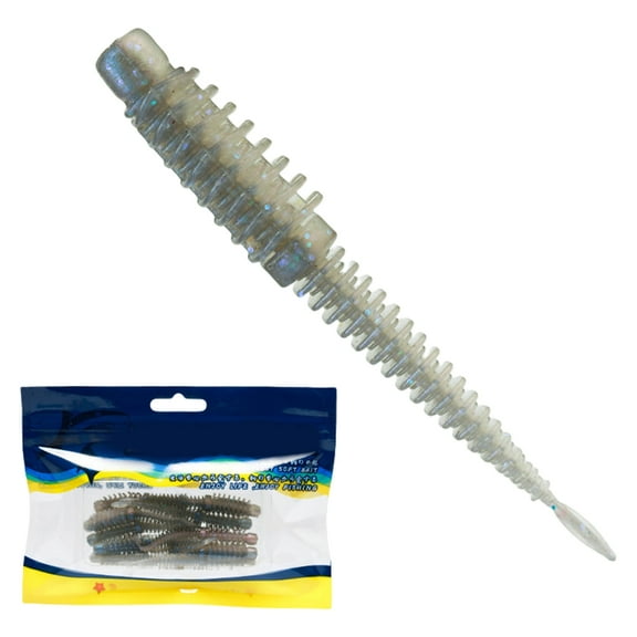 10pcs Floating Fishing Lures for Trout Soft Lures Wobblers 8.5/7.5/6.5cm Worm Artificial Baits Swimbait Rigs