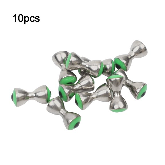 10pcs Fly Bait Eyes Fly Tying Materials Dumbbell Shape 3.2mm 4.0mm 4.8mm Fishing