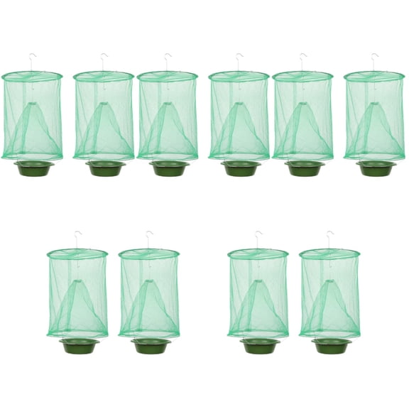10pcs Fly Catching Cages Fly Catching Trap Flytrap Cages Hanging Fly Catchers