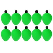 10pcs Foam Fish Trout Float Slip Bobber Fish Cork with Pipe Plug Fly Indicator