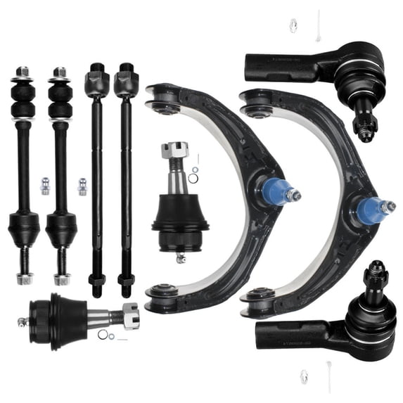 10pcs For Dodge 4WD Front Upper Control Arms Ball Joints Sway Bar Links