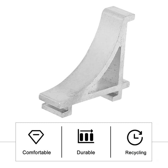 FOLOYORI Cooler Shelf Bracket Freezer Shelf Clips Simple Design 10Pcs