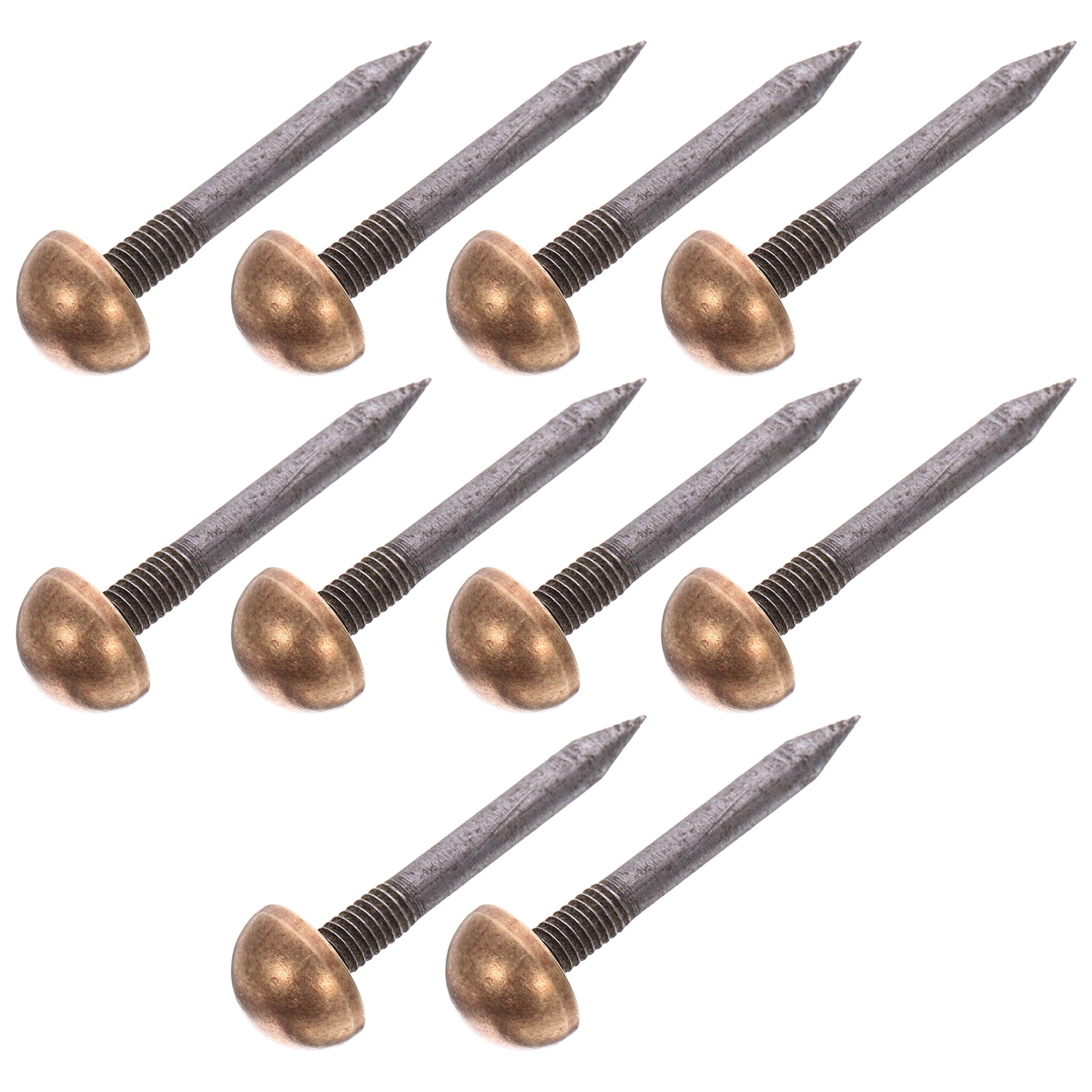10pcs Furniture Decorative Nails Upholstery Sofa Tacks Brass Tacks for