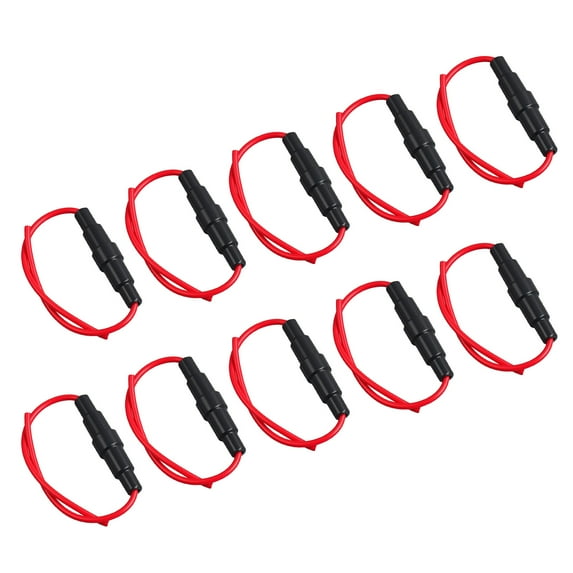 10pcs Fuses Holders Adapters Glass Tube Quick Installation Tool Without ...