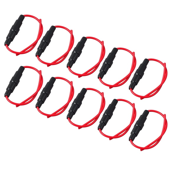 10pcs Fuses Tube Socket Glass Socket Adapters Easy installs Circuit Defense Merge Holders for Easy Inspection Use