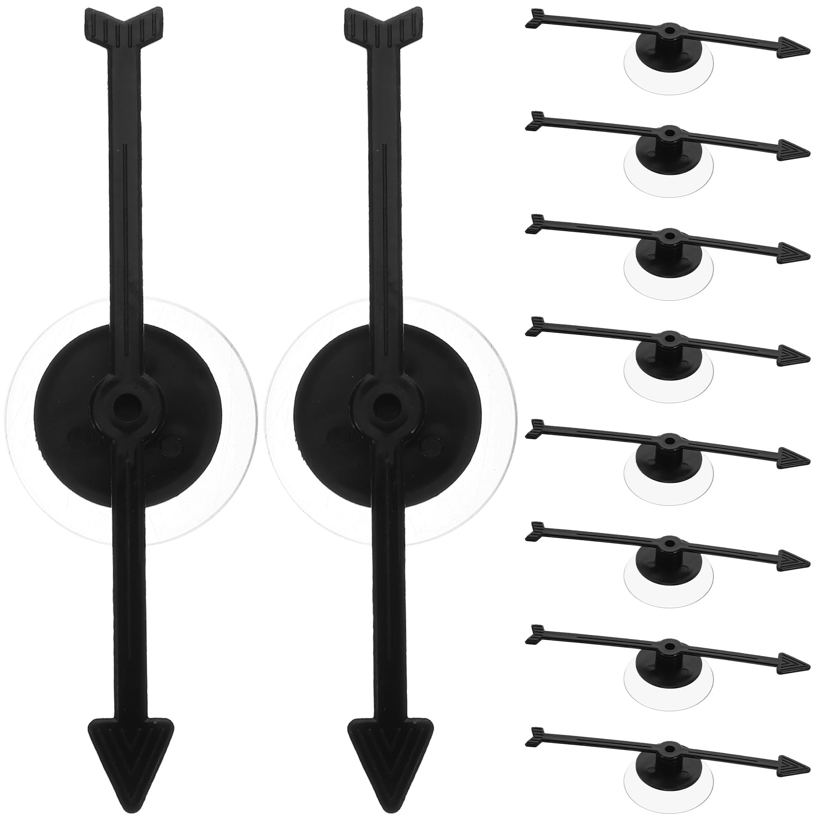 Lot de 12 Flèche Tournante Jeu, Flèches en Plastique de 7,4 x 1,4 cm