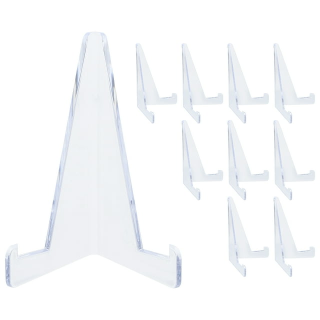 10pcs Gaming Card Display Stand Card Display Rack Clear Plastic Easel ...