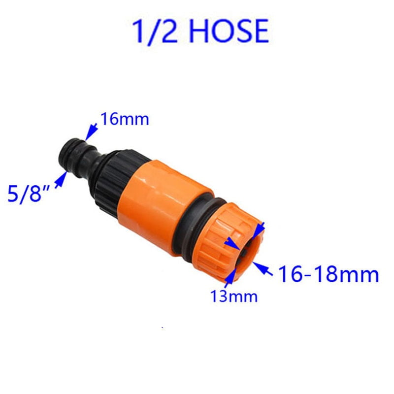 10pcs Garden Hose 5/8" To 1/2" 3/4" 1" Hose Quick Connector Water Tap