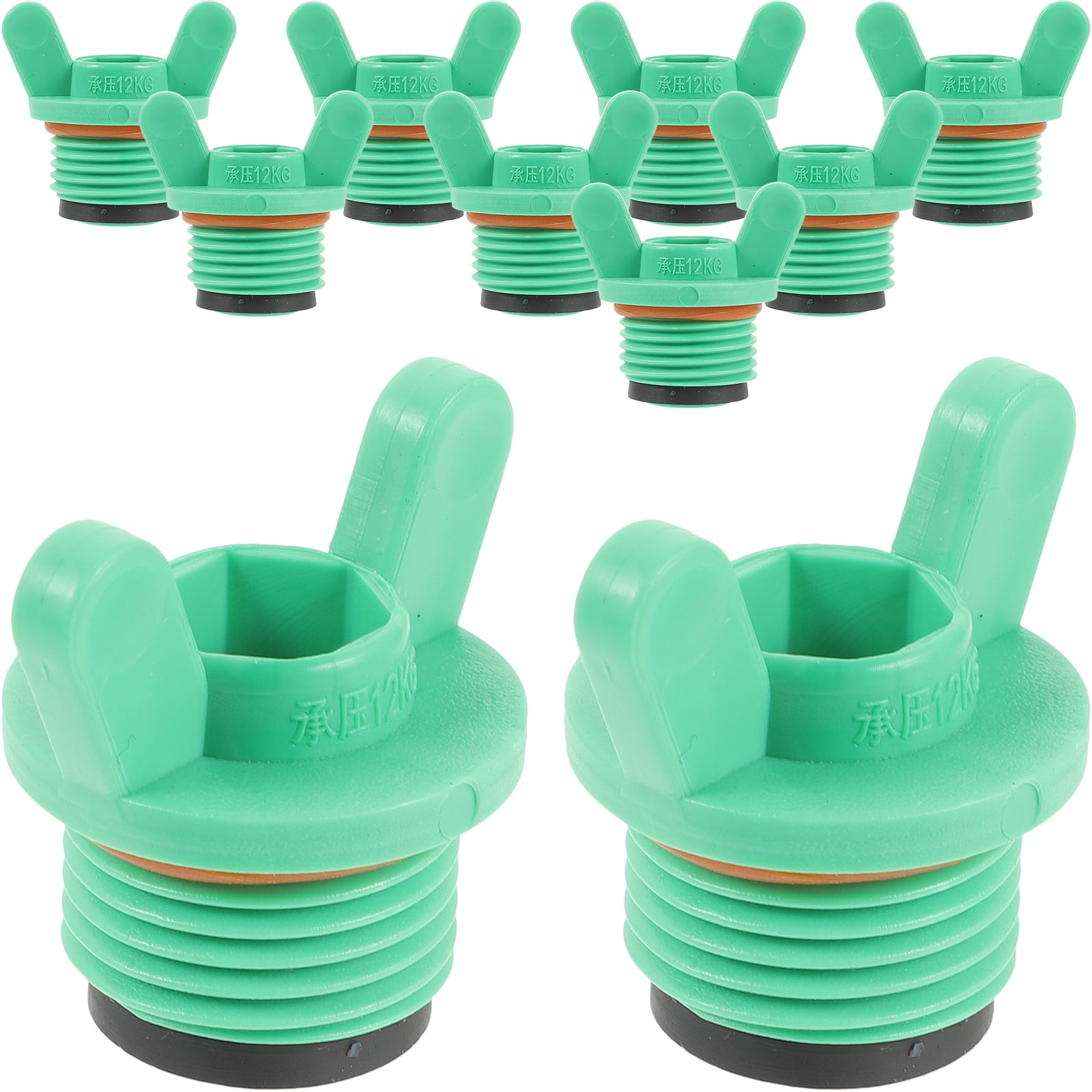 10pcs Garden Hose Plugs Plastic Tubing Stoppers Water Hose Stoppers Pipe Accessory