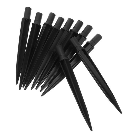 10pcs Garden Lamp Stake Accessory Plastic Solar Lights Spikes Replacement Candy Cane Stakes