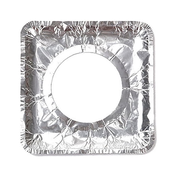 10pcs Gas Stove Aluminium Foil Paper Clean Pad High Temperature Resistant Covers