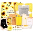 thumbnail image 1 of 10pcs Sunflower Themed Gift Set for Women Self Care Gift Basket for Her Best Friend Cheer Up Birthday Gifts Teacher Gifts for Christmas, 1 of 7