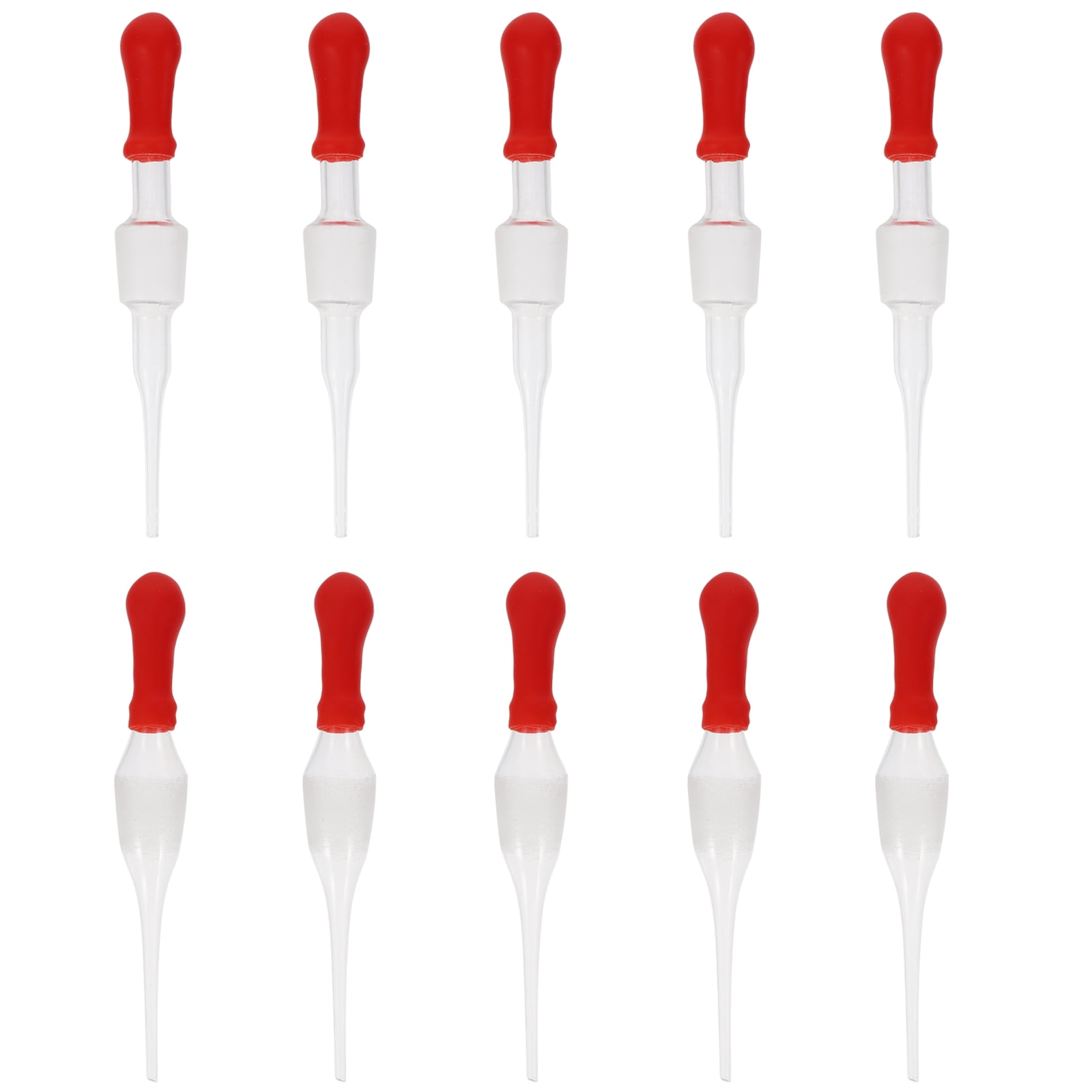 10pcs Glass Droppers Dropping Pipettes Laboratory Pipettes Liquid Pipettes