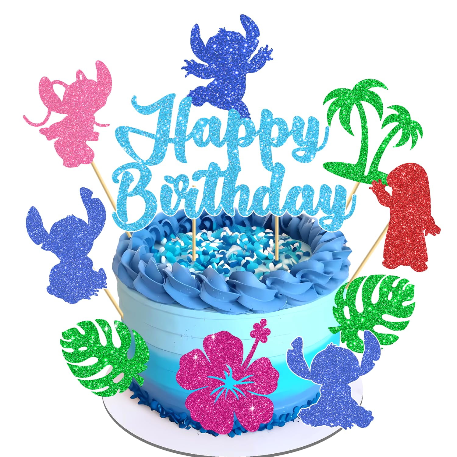 Wednesday Theme Birthday Cake Topper & Decorations - 6"x4.5" Cardboard Topper For Parties - View #7