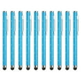 thumbnail image 1 of Uxcell 10Pcs Glitter Rhinestone Stylus Pens for Touch Screens Universal Metal Capacitive Pen Blue, 1 of 7