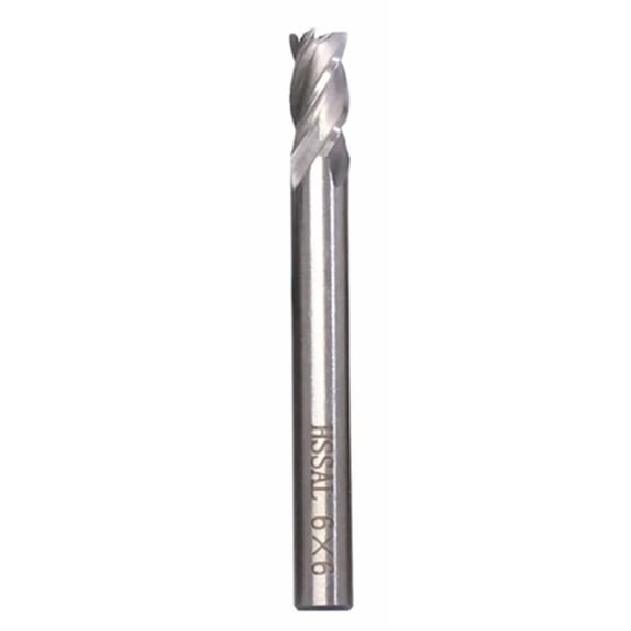 10pcs HSS 2 2.5 3 3.5 4 4.5 5 5.5 6mm Milling Cutter Bit Set 2/3/4 Flute High Speed Steel End Mill CNC Milling Tools Set ,High Efficiency