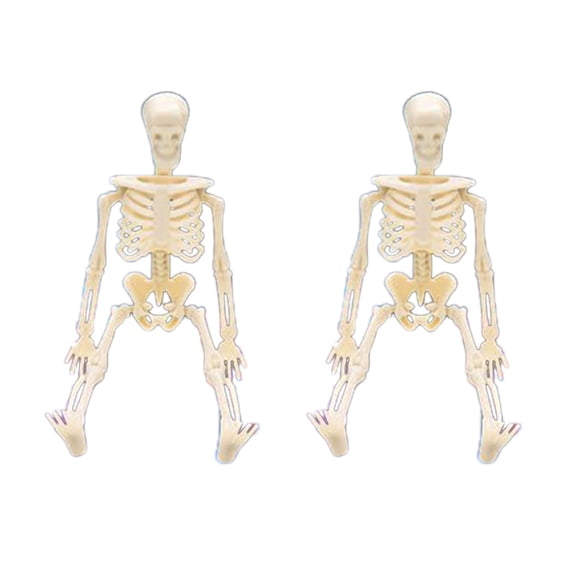 10pcs Halloween Skeleton Figurines Horror Skull Bone Ornament Hanging Tree Home Garden Decorations