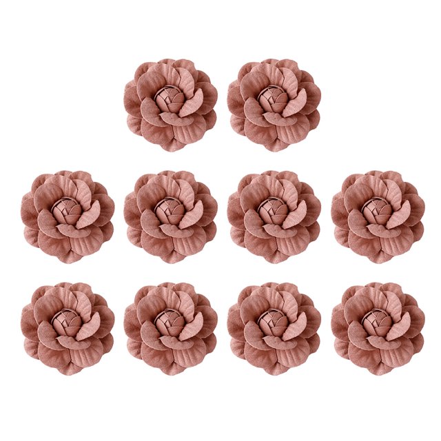 10pcs Headwear Hair Accessories Flower Jewelry DIY Decoration for