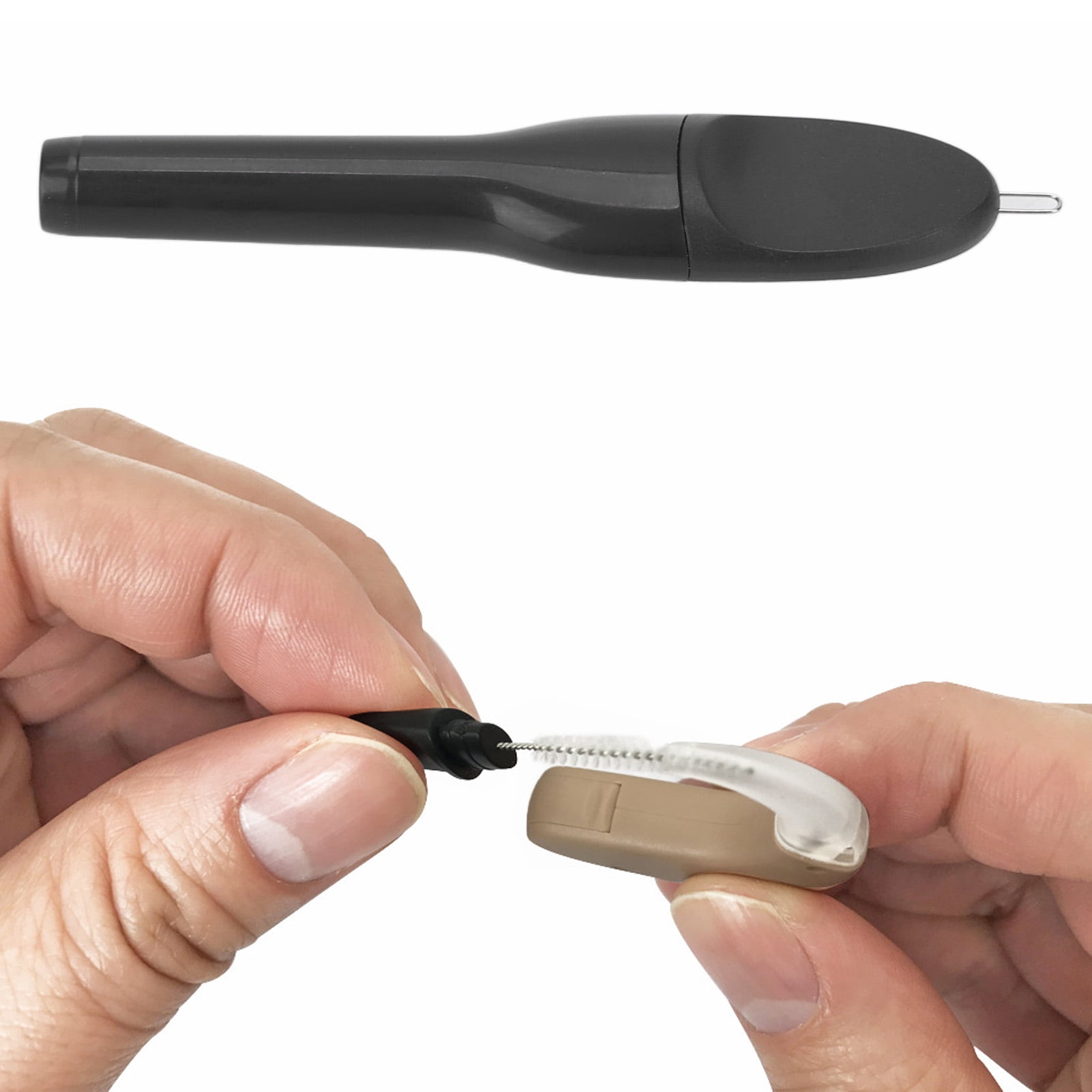 10pcs Hearing Aid Vent Brush, Hearing Aid Cleaning Kits, Hearing Aid