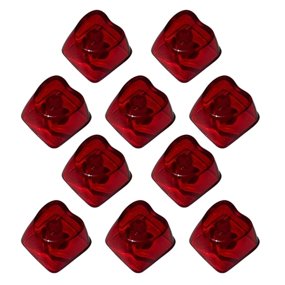 10pcs Heart Backlit Keycaps For Mechanical Keyset DIY Customizable Plan