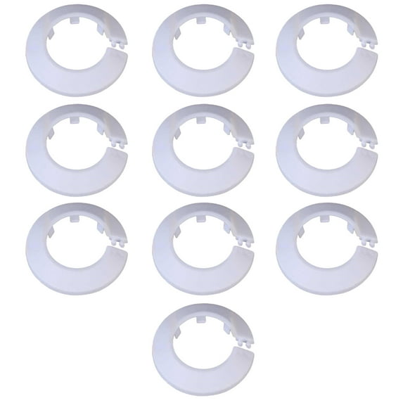 10pcs Heat Resistant Pipe Rosettes Home decors Pipe Covers Easy Installation for Professional & Stylish Pipe Concealment
