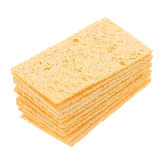 10pcs Heatstable Soldering Iron Cleaning Sponge High Temperature Resistant Welding Accessories