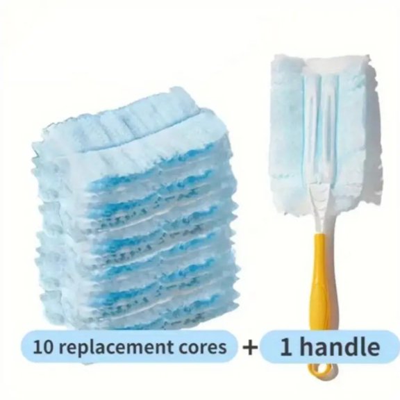 10pcs Heavy Duty Disposable Duster Refills Unscented Replacement Duster Heads Multi Cleaning