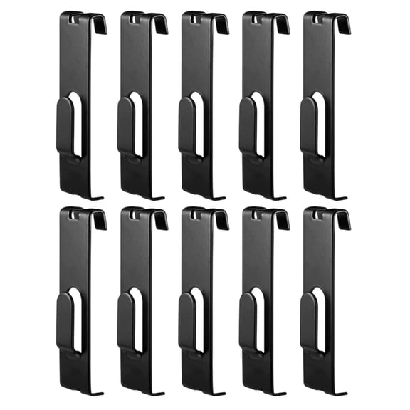 10pcs Heavy Duty Grids Panel Hooks Space Saving Wall Mounted Hangers Multipurpose Organizers for Home Business Use