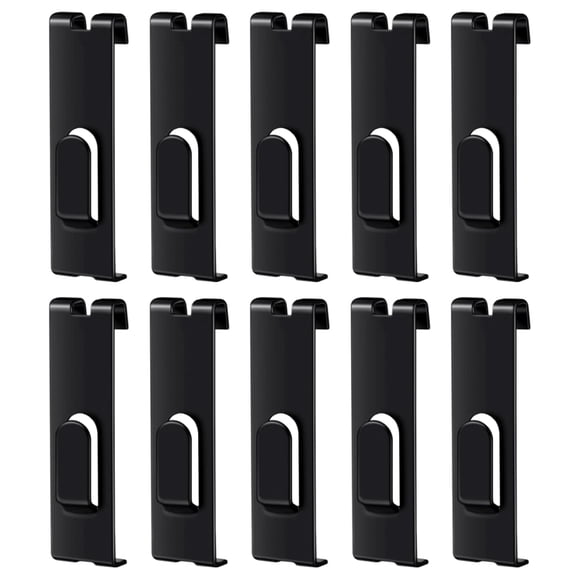 10pcs Heavy Duty Grids Panel Hooks Space Saving Wall Mounted Hangers Multipurpose Organizers for Home Business Use
