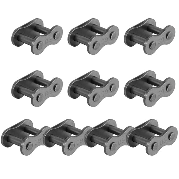 SHOWERORO 10Pcs Silver Steel Chain Connecting Link for Industrial Use Durable and Reliable