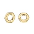 10pcs Hex Nuts - [M6-1] Brass Hardware Nuts for Mechanical Repair ...