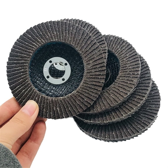 10pcs High-Density Aluminum Oxide Flap Discs for Sanding, Rust Removal, Finishing, Grinding, Deburring