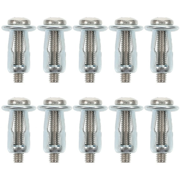 10pcs Hollow Door Anchor Expansion Nut Jack Nut with Screw Jack Fixing Nut Set