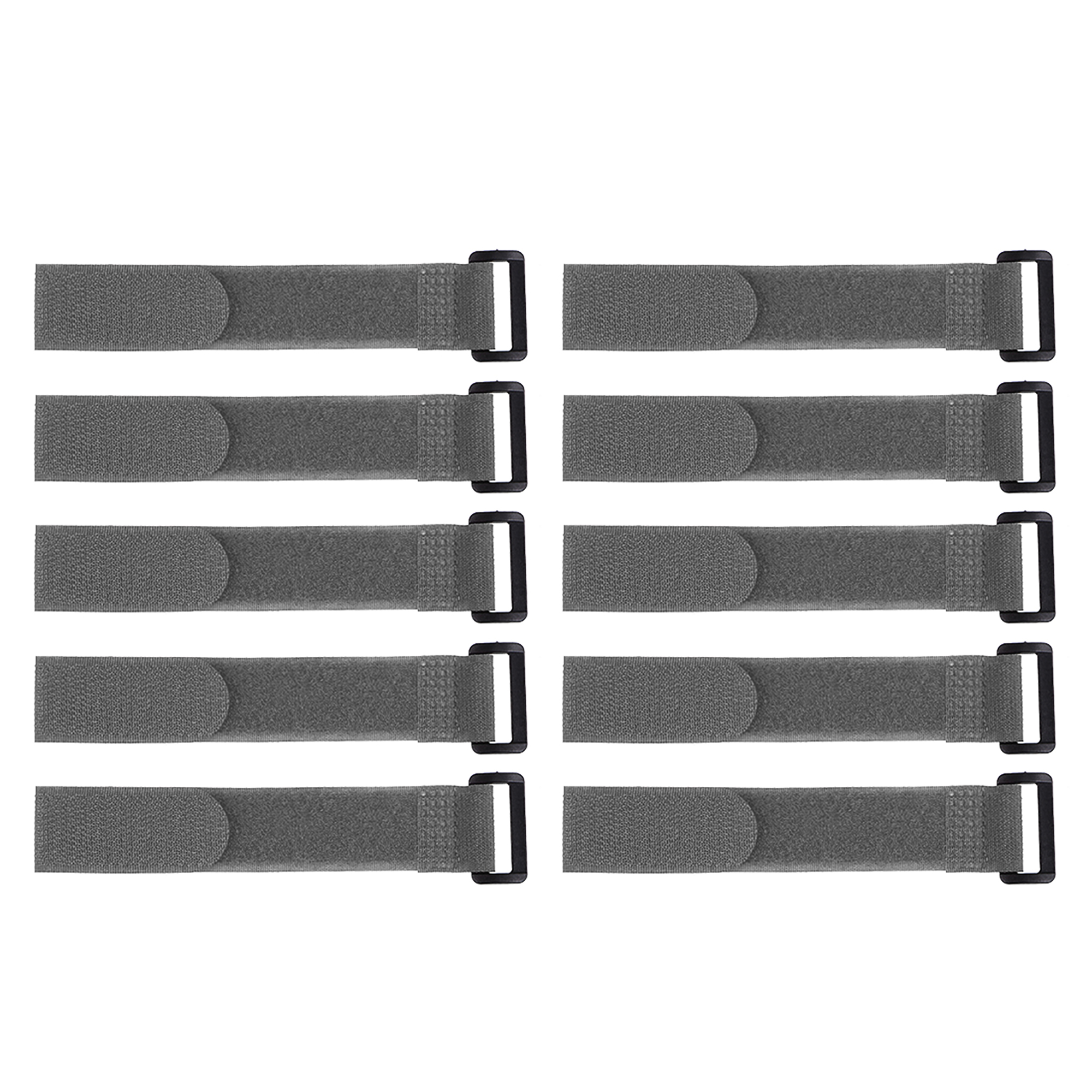 10pcs Hook and Loop Straps 1inch x 8inch Securing Straps Reusable