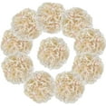 thumbnail image 1 of 10pcs Hydrangea Artificial Flowers Ivory White Fake Hydrangea Silk Flowers Heads with Stems Faux Flowers Centerpiece Table Decorations for DIY Wedding Baby Shower Party Shop Home (Ivory), 1 of 5