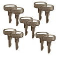 thumbnail image 1 of 10pcs Ignition Key 9901 Fits JLG Manlift JLG Scissor &Boom Lifts Equipment, 1 of 1