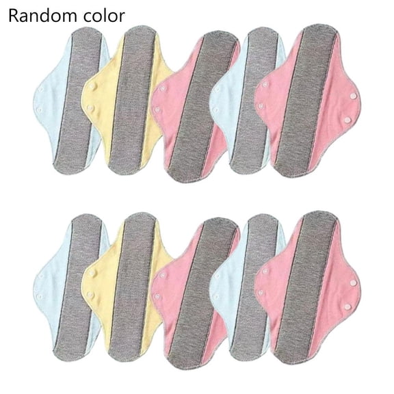 10pcs Incontinence Pads, Graphene Incontinence Pads, Reusable Washable Leak Proof Sanitary Napkin with Pure Cotton for Women Bladder Leak Protection