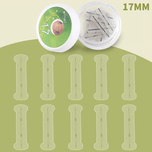 10pcs Ingrown Toenail Correction Tool Ingrown Toe Nail Treatment Elastic Patch Sticker Straightening Clip Brace Pedicure Tool